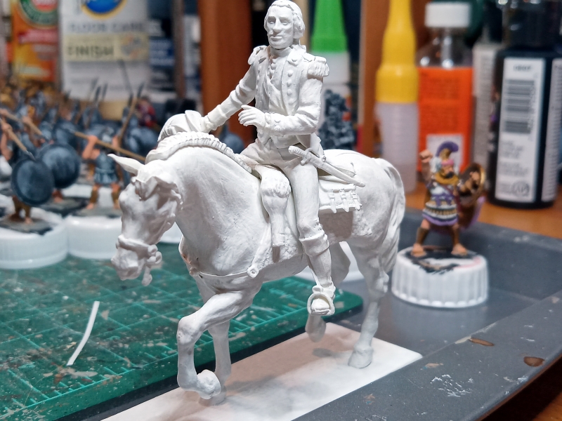 The Commander-in-Chief, George Washington (Airfix, 54mm)