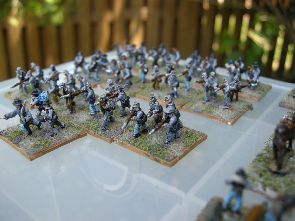 Conferate Infantry (Plank Road, 10mm)