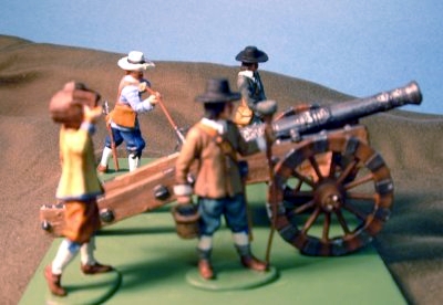 (Call to Arms crew and gun, 54mm))