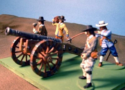 (Call to Arms crew and gun, 54mm))